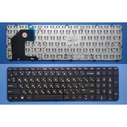 Клавиатура для ноутбука HP Pavilion 15-b черная с черной рамкой