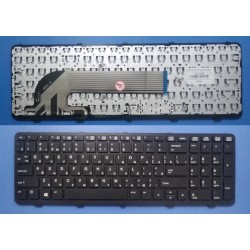 Клавиатура для ноутбука HP ProBook 4540S, 4545S, 4740S черная с черной рамкой 12327