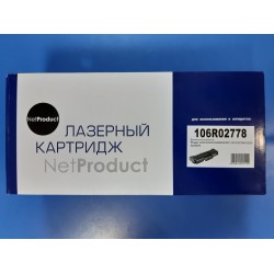 Картридж NetProduct (N-106R02778) для Xerox Phaser 3052/ 3260/ WC 3215/3225, 3K